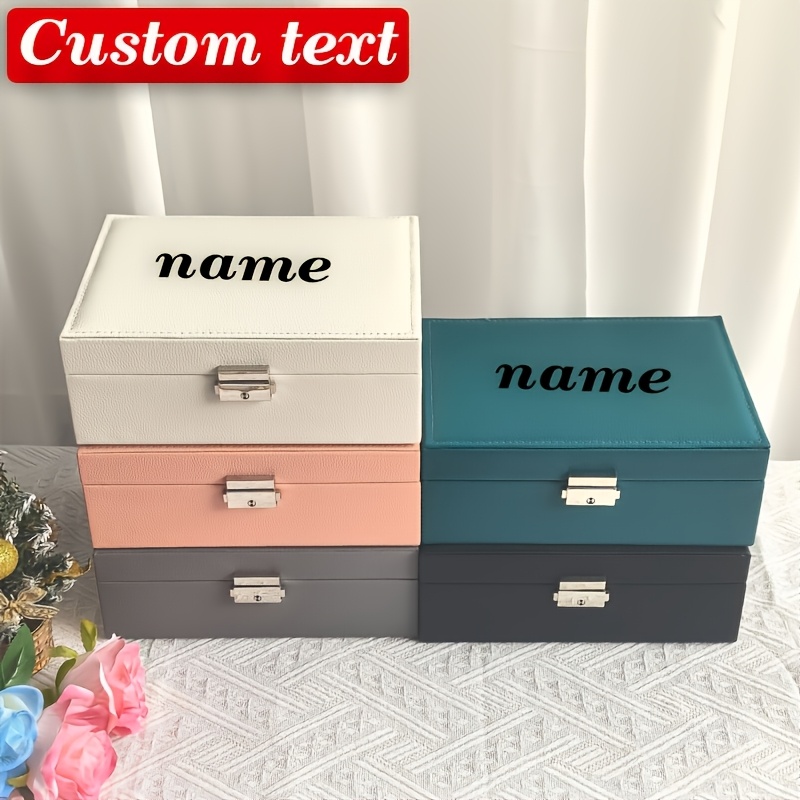 Custom Personalized Multi-Layer Jewelry Storage Box